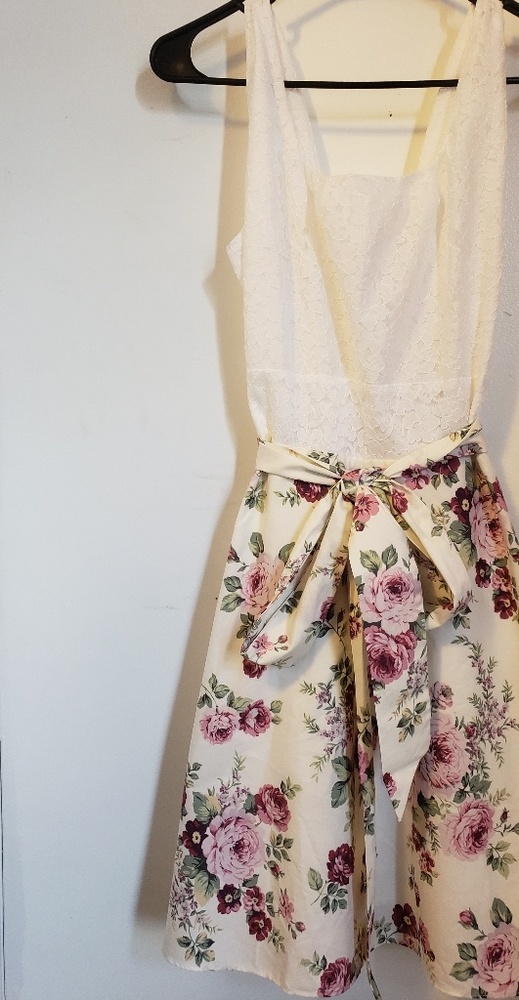 White/Floral Dress